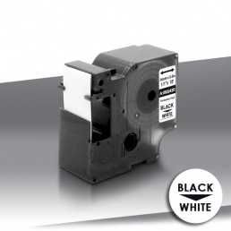 Taśma Dymo Rhino 1805430 BLACK on WHITE 24inks 24mm