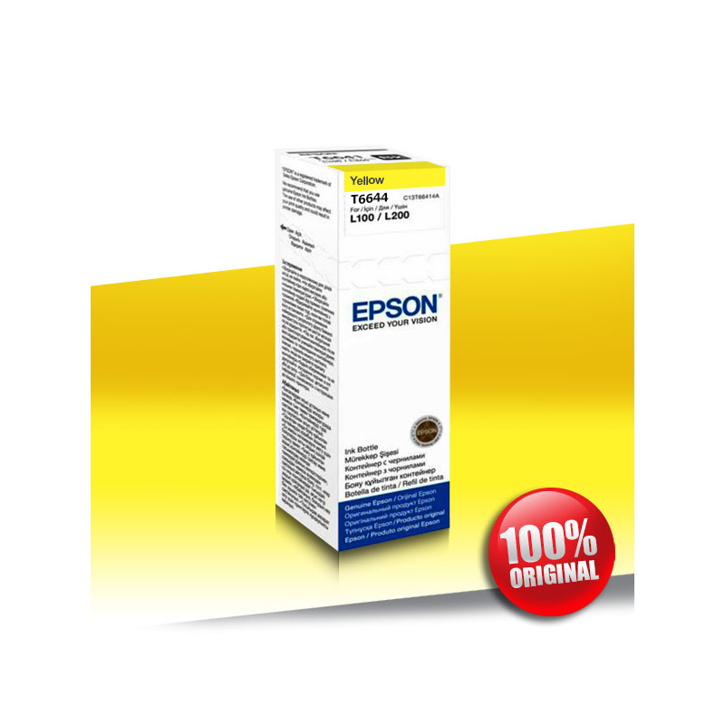 Tusz Epson 100 L (T6644) YELLOW 70ml