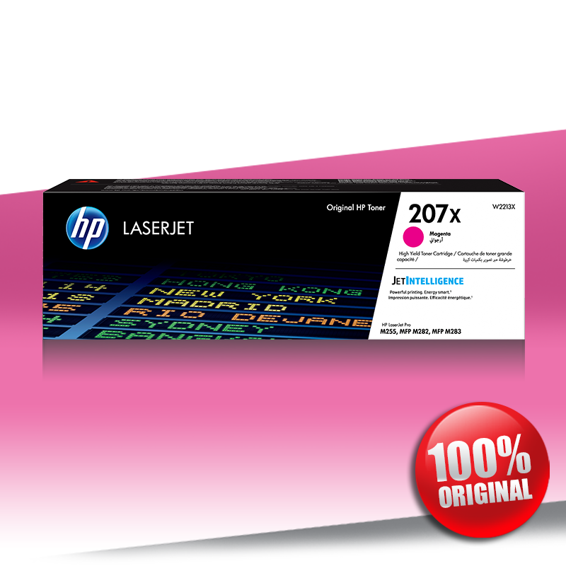 Toner HP 207X (255/283) PRO M CLJ MAGENTA Oryginalny 2,4K