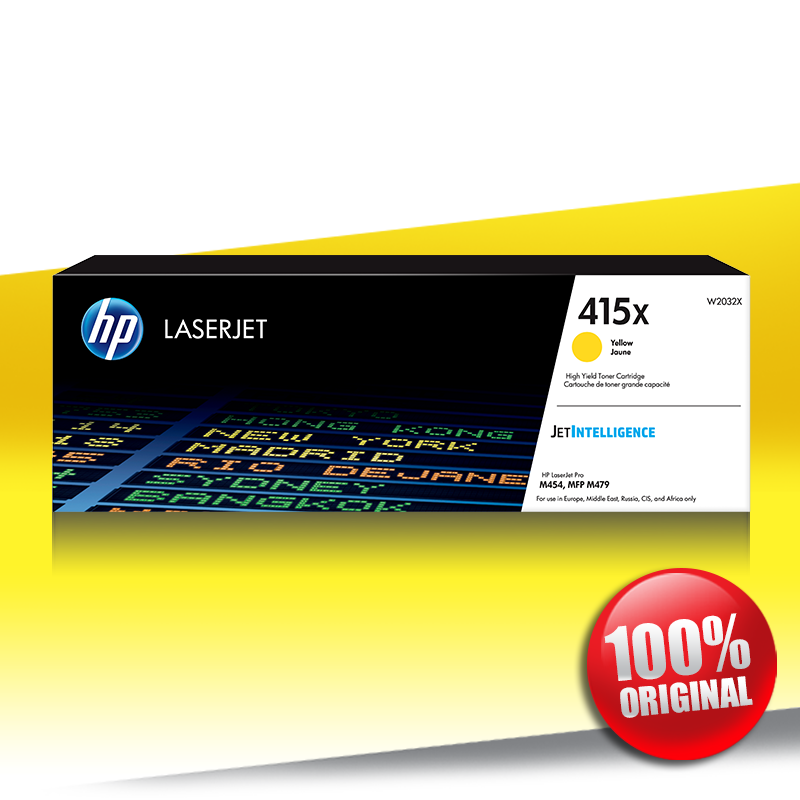 Toner HP 415X (454/479) PRO M CLJ YELLOW Oryginalny 6K