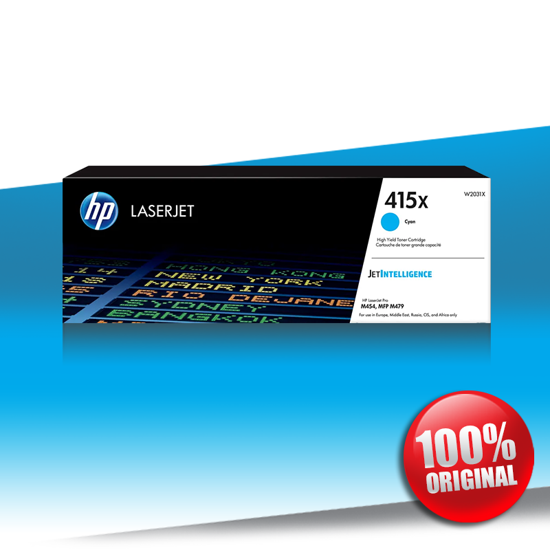 Toner HP 415X (454/479) PRO M CLJ CYAN Oryginalny 6K