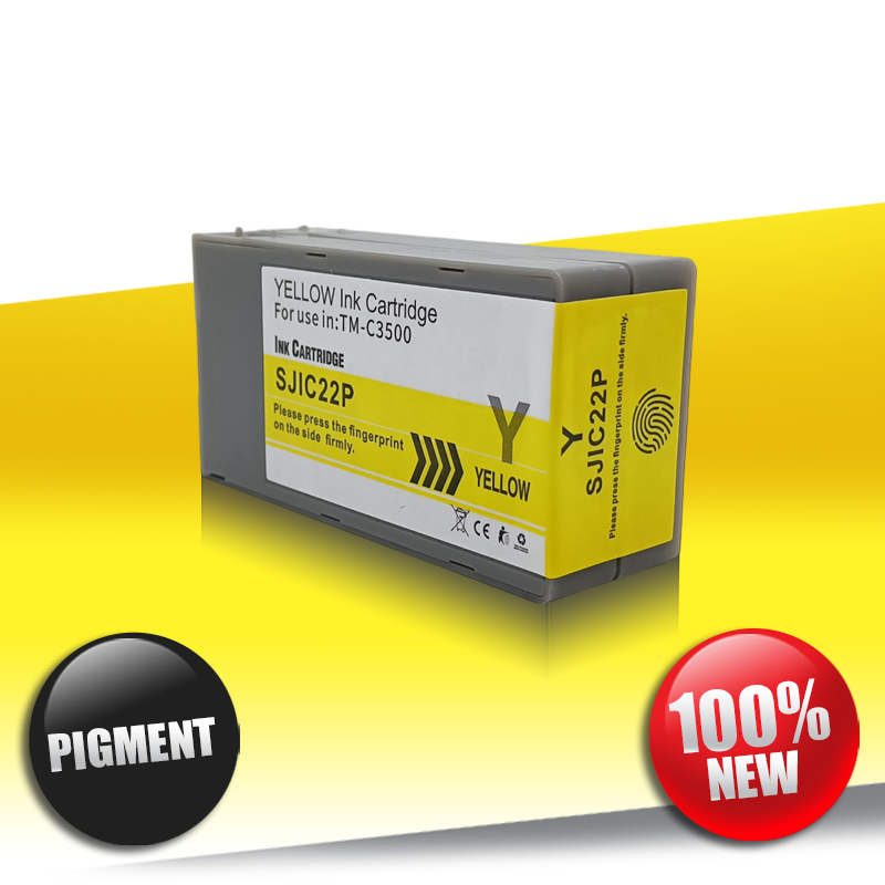 Tusz Epson 3500 TM-C (SJIC22PY) YELLOW PIGMENT 30ml 24inks