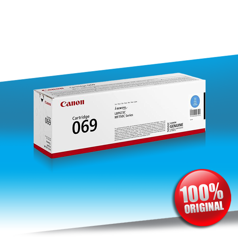 Toner Canon 069C (MF 752) CYAN Oryginalny 1,9K